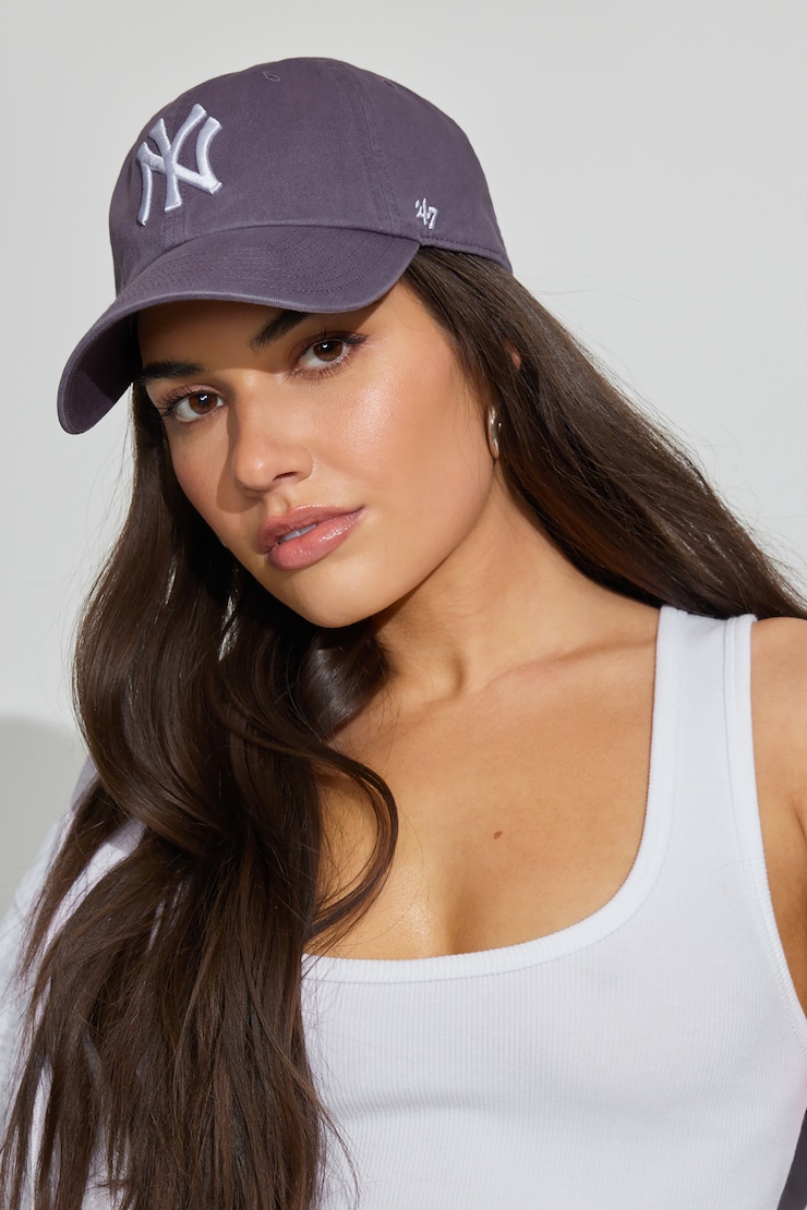 47 BRAND Clean Up Cap - NY Purple