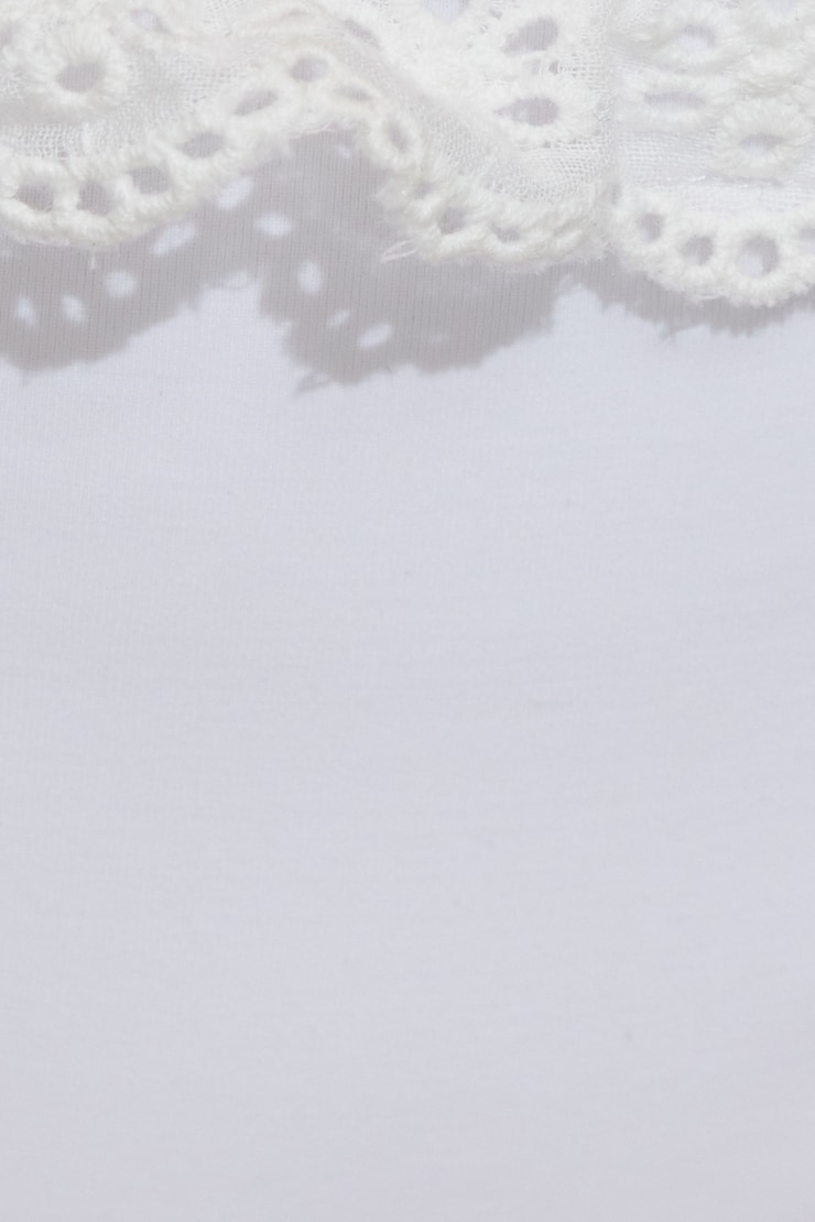 Side Tie Tiny Bikini Bottom White - Image 6