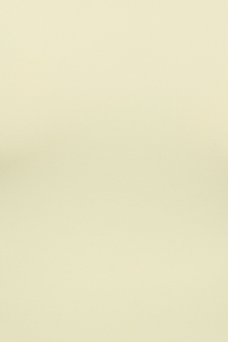 Sleek Crewneck T-Shirt Yellow - Image 5