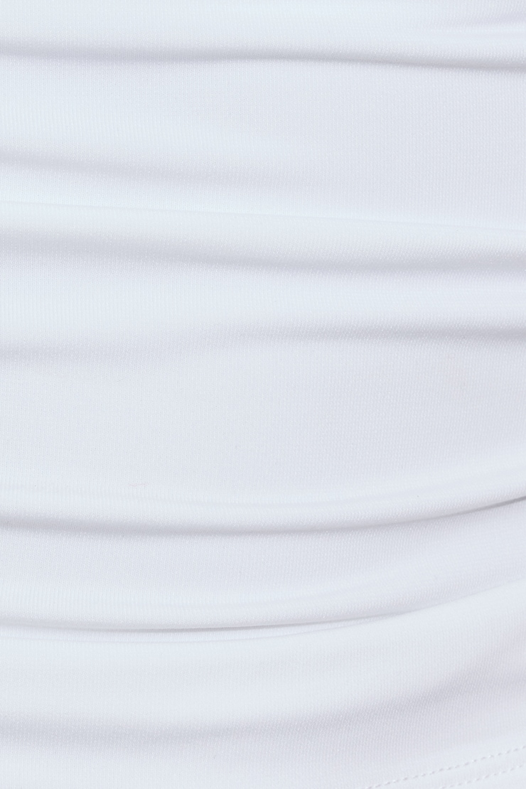 Deep Cowl Neck Halter Top White - Image 6