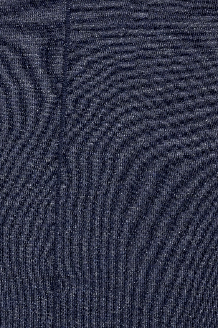 SexyCozy Boat Neck Long Sleeve Top BLUE - Image 4