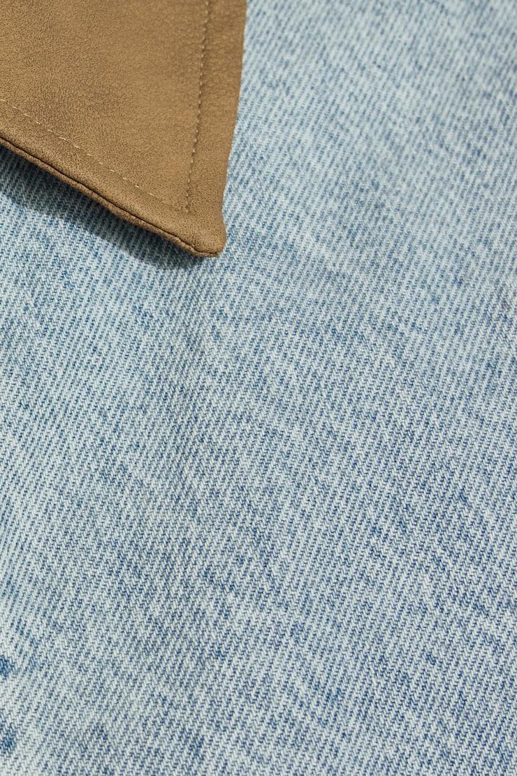 Denim Worker Jacket Blue - Image 6