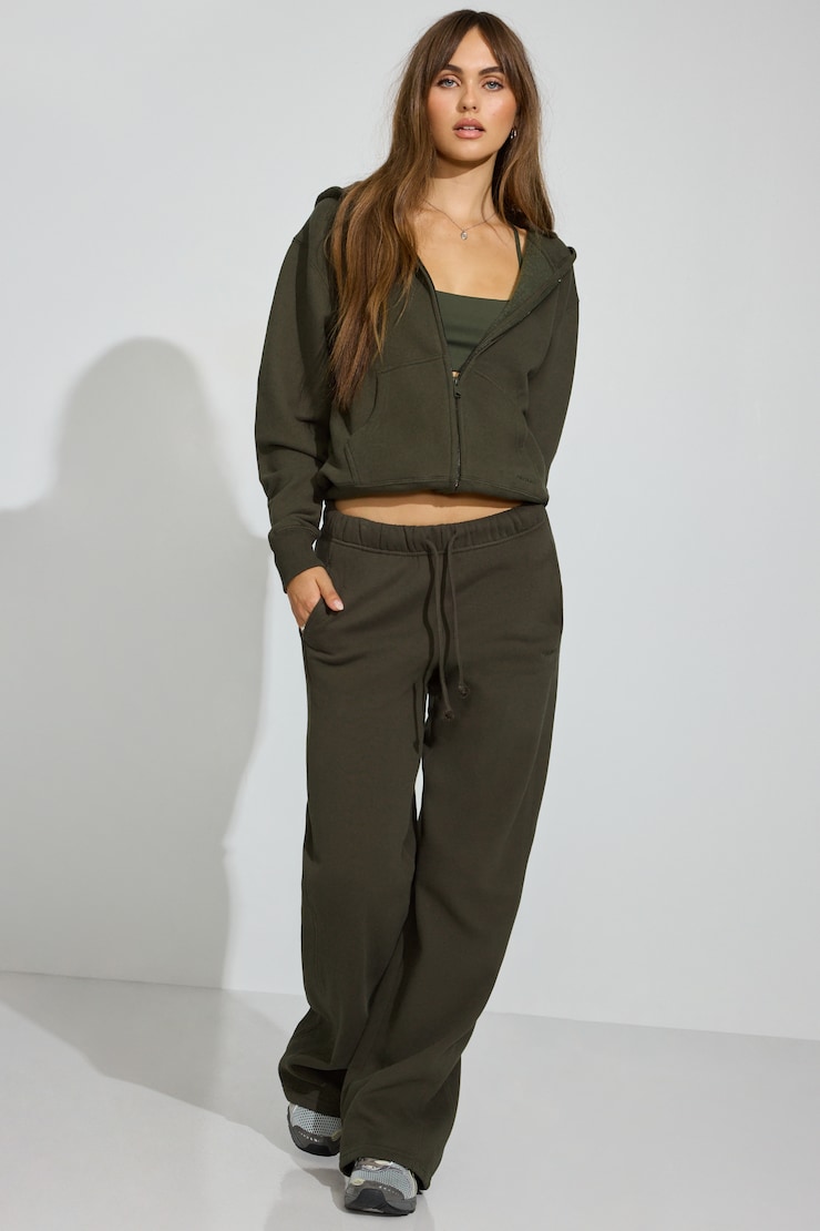 SoftTerry Iconic Full Zip Hoodie Green - Image 2