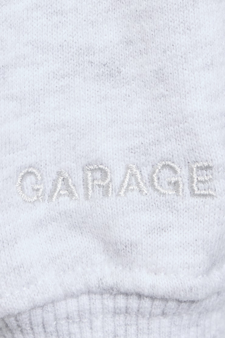 SoftTerry Rib Off Shoulder Sweater Gray - Image 5