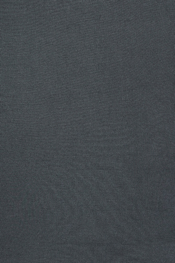 Asymmetric Twisted Short Sleeve Top Gray - Image 4