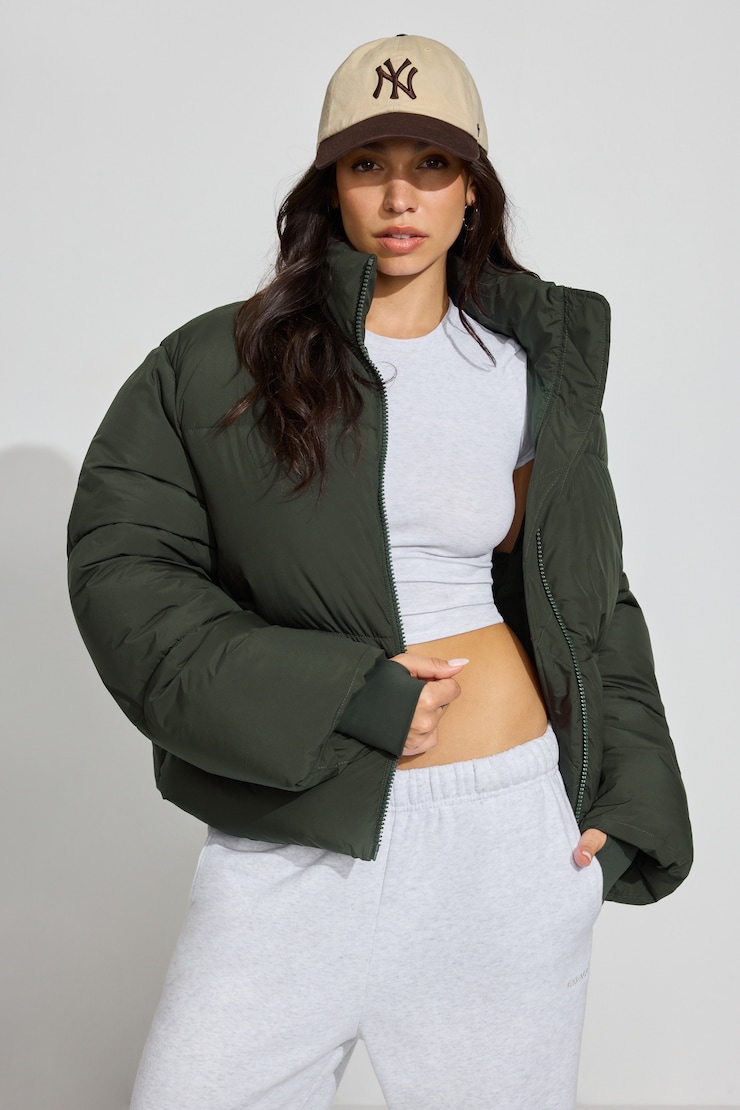 Chill Puffer Jacket Green - Image 2