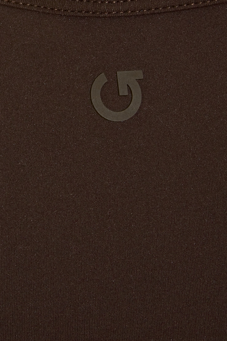 SoftActive Open Back Tee Brown - Image 4